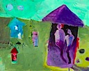 In The Shed, 20 x 24, Acrylic on Canvas, 2009